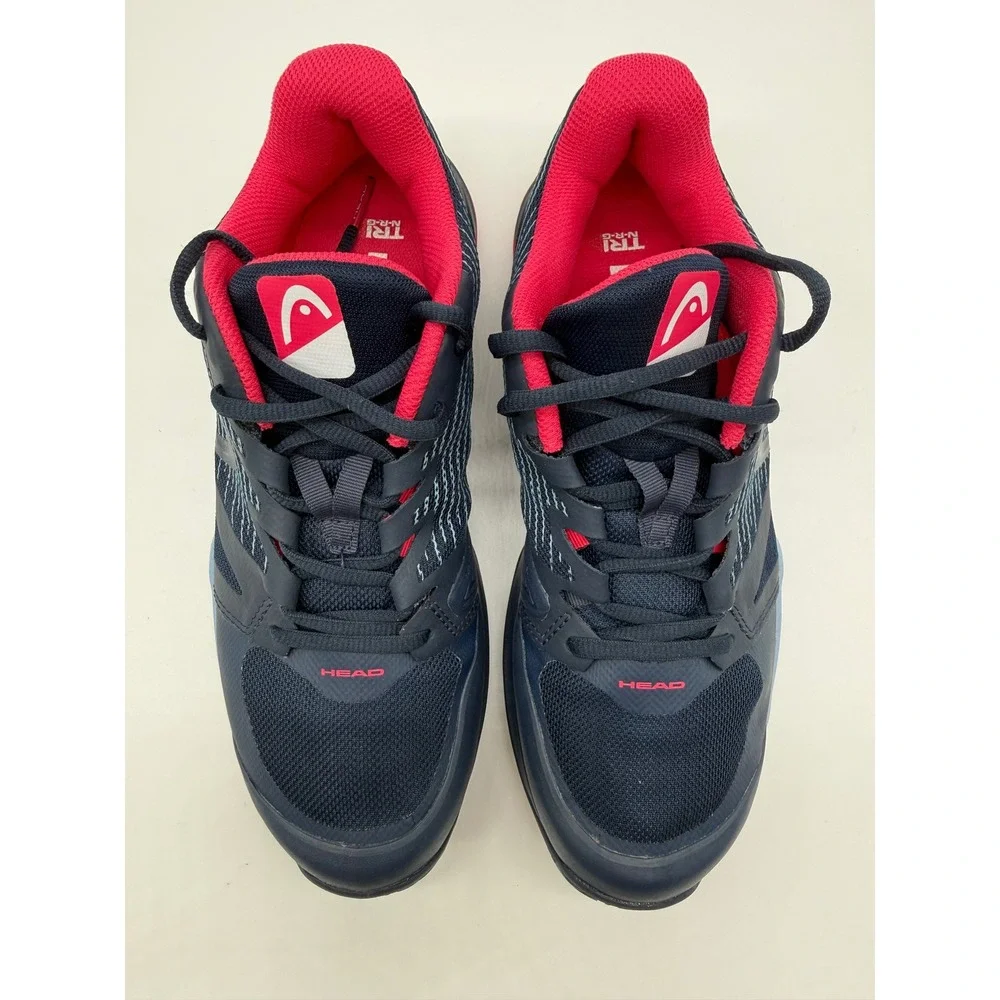 Head Sprint Pro 2.5 Tennis Shoes Women 8.5 Navy Pink Excellent Court Sneakers